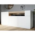 Sideboard Levin 3 LED Grau - Holzwerkstoff - 180 x 86 x 42 cm