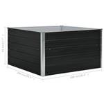 Hochbeet 3000017 Grau - Metall - 100 x 45 x 100 cm