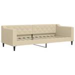 Lit de jour avec Lit gigogne 3030076-5 Crème - Profondeur : 90 cm