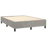 Boxspringbett 3017513-4 Hellgrau - 193 x 35 cm