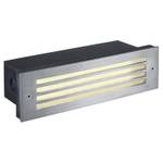 Wandeinbaulampe Brick Mesh Silber - Metall - 26 x 8 x 11 cm