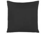 Coussin décoratif LEROY Noir - Doré - Fibres naturelles - 45 x 10 x 45 cm