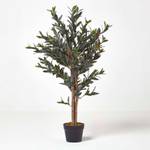 90 cm Olivenbaum Kunstbaum Gr眉n