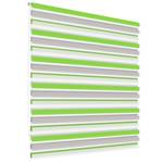 Doppelrollo Grün-Grau-Weiß 90x150 cm Textil - 8 x 105 x 90 cm