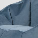 Sitzsack Sessel Sirena mit Hocker Himmelblau