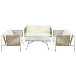 Lounge-Set M1817 Beige - Holzwerkstoff - 67 x 70 x 128 cm