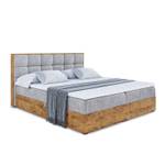 Boxspringbett LOLLI2 Hellgrau - Breite: 160 cm - H4