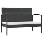 Garten-Lounge-Set (16-teilig) 3012365-2 Schwarz - Weiß - Anzahl Teile im Set: 16