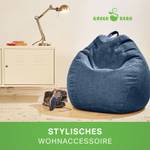 Pouf d'intérieur "Home Linen"-200 litres Bleu