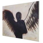 Tableau à l'huile ange peinte main Textile - 120 x 90 x 3 cm