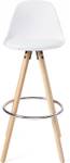 KAYELLES Tabouret de bar SANA (Lot de 2) Blanc