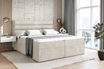 Boxspringbett CELESTIA Ecru - Breite: 140 cm - H4