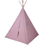 TIPI Kinderzelt, 103x103x160 cm Pink - Textil - 103 x 160 x 103 cm