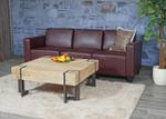 3-Sitzer Sofa Moncalieri Rotbraun