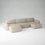 Ecksofa Eckcouch Sassari U Beige