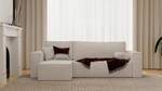 Ecksofa Paris Beige - Holz teilmassiv - 244 x 83 x 145 cm