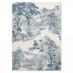 Tapis salon LANDSCAPE Bleu - 140 x 200 cm