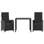 Bistro-Set-k467 ( 3-tlg ) Schwarz