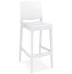 Tabouret De Bar CLARA Blanc