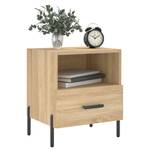 Moderne Nachttische im 2er-Set Braun - Holzwerkstoff - 35 x 48 x 40 cm