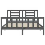 Bettgestell-K-3039 Grau - Holzwerkstoff - 156 x 100 x 206 cm