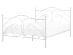 Doppelbett DINARD Weiß - Breite: 167 cm