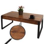 Couchtisch L53 Braun - Holzwerkstoff - Metall - Holzart/Dekor - 110 x 43 x 64 cm