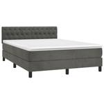 Boxspringbett 3017290-23 Dunkelgrau - 144 x 193 cm