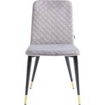 Chaise Montmartre Gris - Textile - 46 x 87 x 57 cm