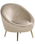 Sessel LANGA Beige - Gold - Taupe