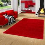 Hochflor Langflor Shaggy Teppich Fluffy Rot - 160 x 230 cm