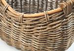 Aufbewahrungskorb KUBUOVALGRY Grau - Rattan - 38 x 33 x 50 cm