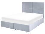 Doppelbett VERNOYES Gold - Grau - Hellgrau - Breite: 148 cm