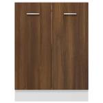 Unterschrank 3016496-1 Braun - Eiche Dunkel - 60 x 81 cm