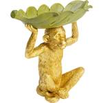 Deko Schale Banana Leaf Gold - Kunststoff - Stein - 24 x 22 x 14 cm