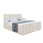 Boxspringbett MOETI-Z Beige - Breite: 120 cm - H4