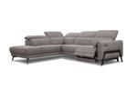 Ecksofa Scala (5-Sitzer mit Relax) Braun - Ecke davorstehend links