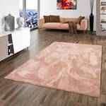 Luxus Hochflor Shaggy Teppich Velvet Altrosa - 200 x 300 cm