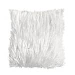 Lot de 2 coussins blanc fourrure - Mouth Blanc - Fourrure synthétique - 45 x 45 x 10 cm