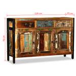 Buffet 243984 Métal - Bois massif - 120 x 76 x 35 cm