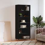 Highboard DE9360 Schwarz - Holzwerkstoff - 33 x 180 x 70 cm