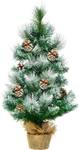 60cm Künstlicher Weihnachtsbaum Grün - Kunststoff - 30 x 60 x 30 cm