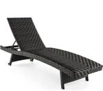 Sonnenliege ZB33491 Braun - Rattan - 61 x 97 x 195 cm