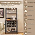 Küchenregal VH33365PQ-OR Braun - Holzwerkstoff - 48 x 163 x 76 cm