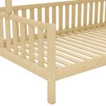 Hausbett JIE AGD50 Braun - Holzwerkstoff - Massivholz - 96 x 166 x 207 cm