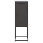 Highboard DE6762 Schwarz - Metall - 39 x 107 x 36 cm