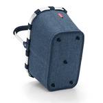 Einkaufskorb carrybag Twist Blue Blau - Kunststoff - 48 x 29 x 28 cm