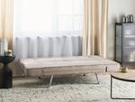 3-Sitzer Sofa BRISTOL Braun - Silber