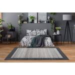 Tapis de salon moderne en laine EAGLE Gris - 80 x 150 cm