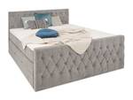 LONDON Boxspringbett mit Bettkasten Grau - Breite: 180 cm